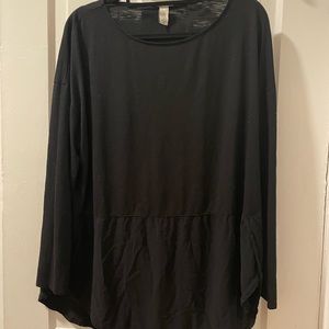 Ava & Viv LS Black Shirt